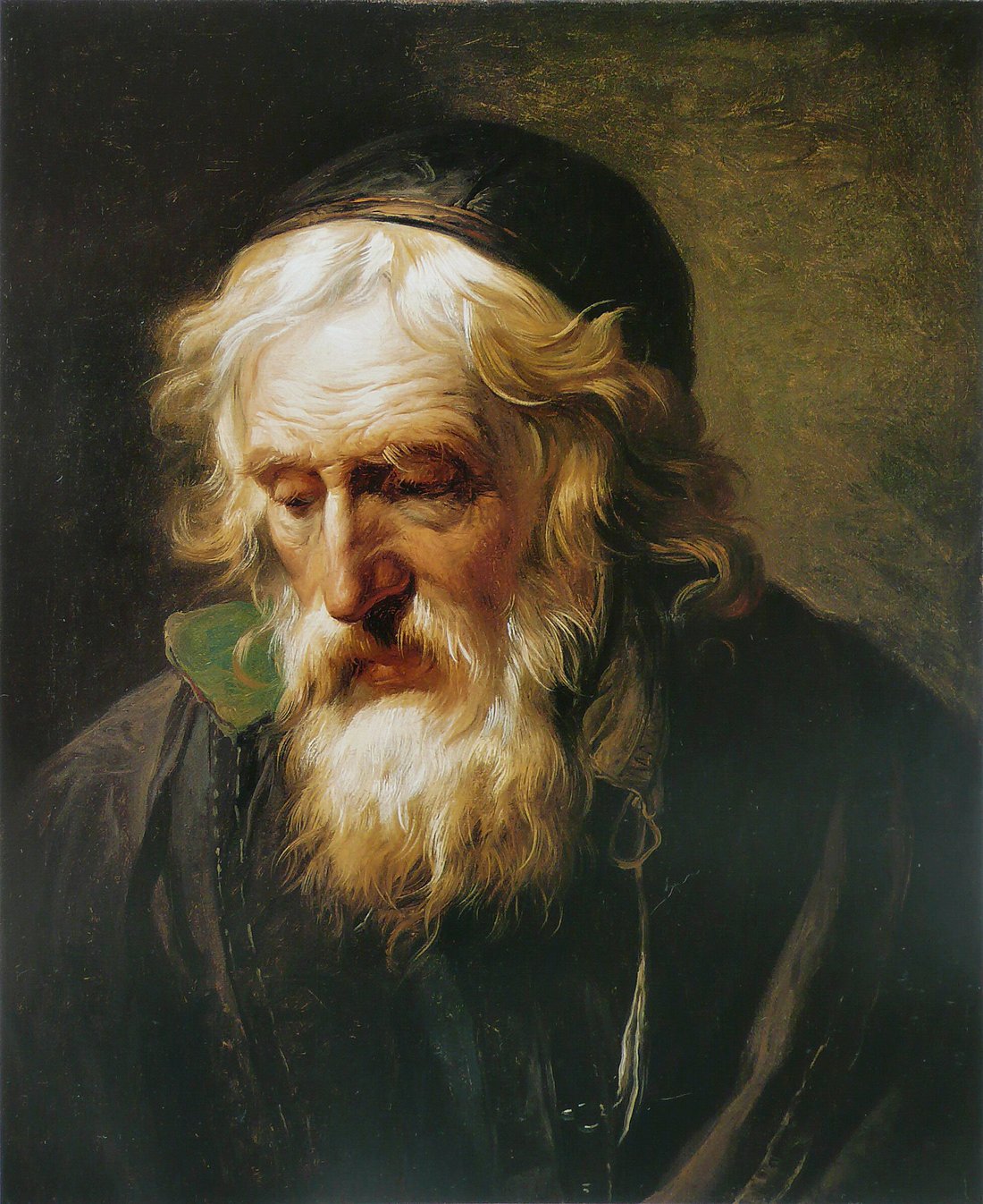 François André Vincent, Le Prêtre grec (Griechischer Priester), huile sur toile, Aschaffenbourg, Galerie d'état au Château de Johannisburg (Bayerische Staatsgemäldesammlungen). Licence : CC0 Domaine public